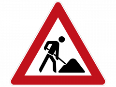 Verkehrszeichen 123 Baustelle Verkehrszeichen 123 Baustelle