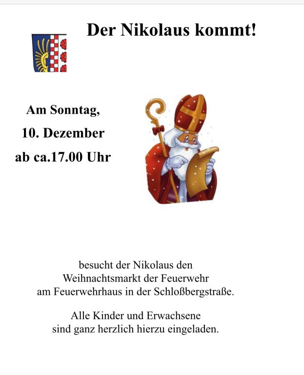 NIkolaus am Christkindlmarkt 2023