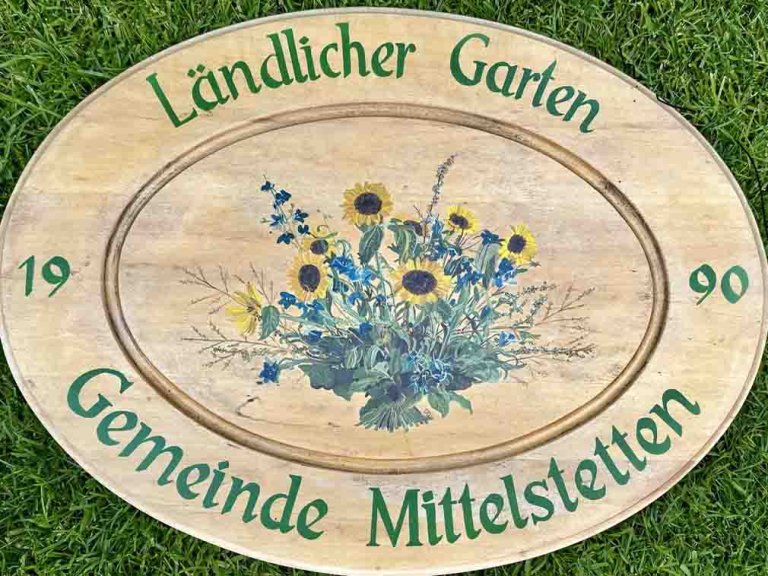 Tafel Ländlicher Garten