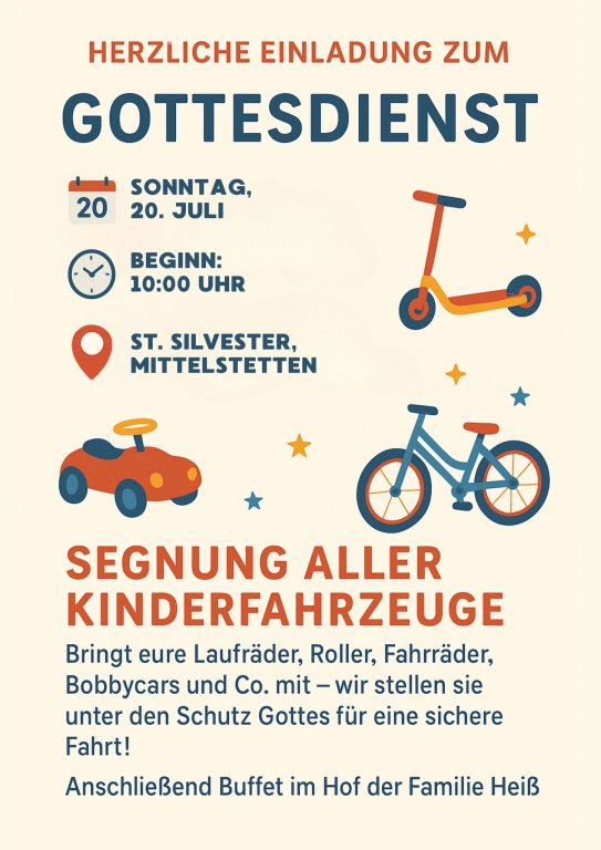 Fahrzeugsegnung
