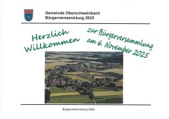 Bürgerversammlung Oberschweinbach