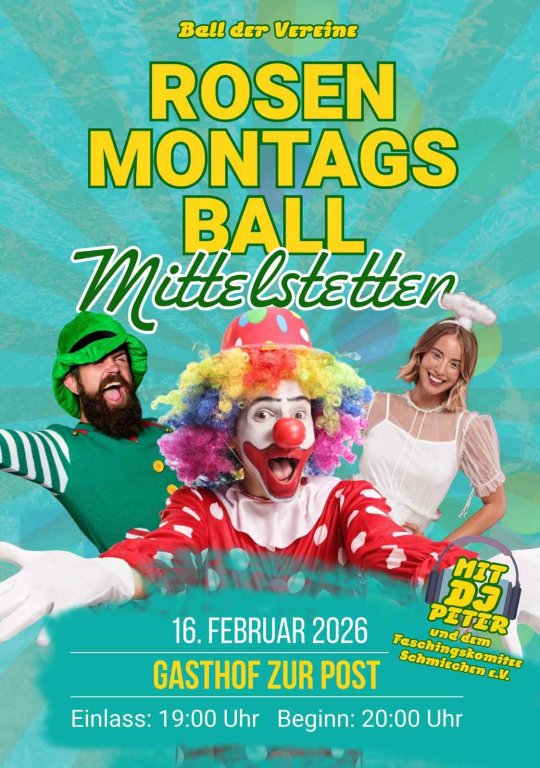Rosnemontagsball 1 Rosnemontagsball 1
