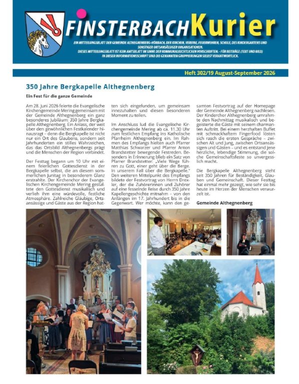 Titelblatt FBK August-September